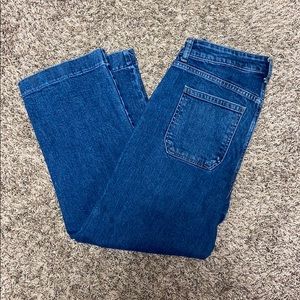 High-Waisted Slim Wide-Leg Jeans for Women